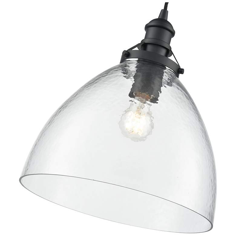 Image 3 Khrisa 12.75" Wide 1-Light Pendant in Matte Black more views