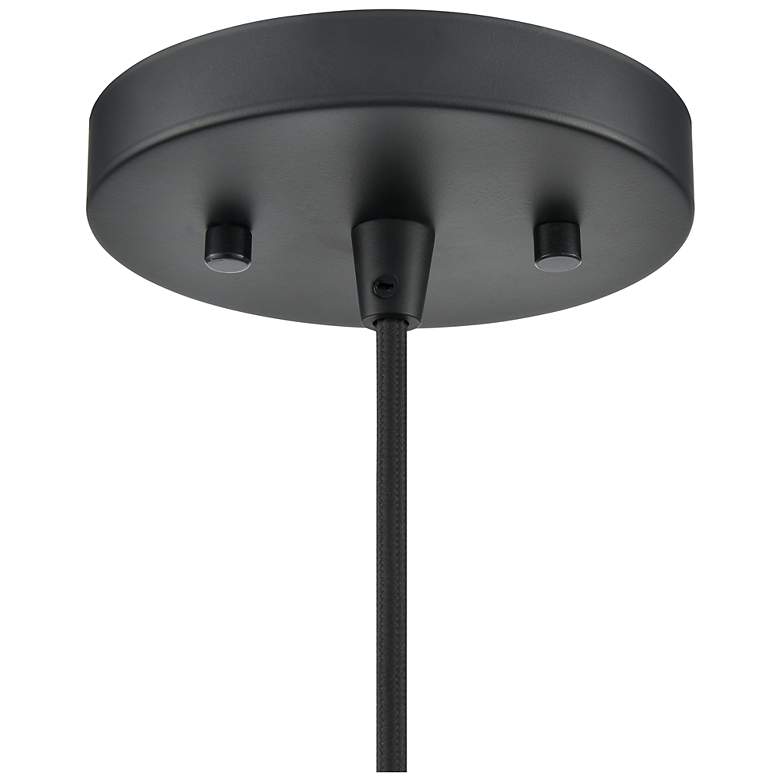 Image 6 Khrisa 12.75" Wide 1-Light Pendant in Matte Black more views
