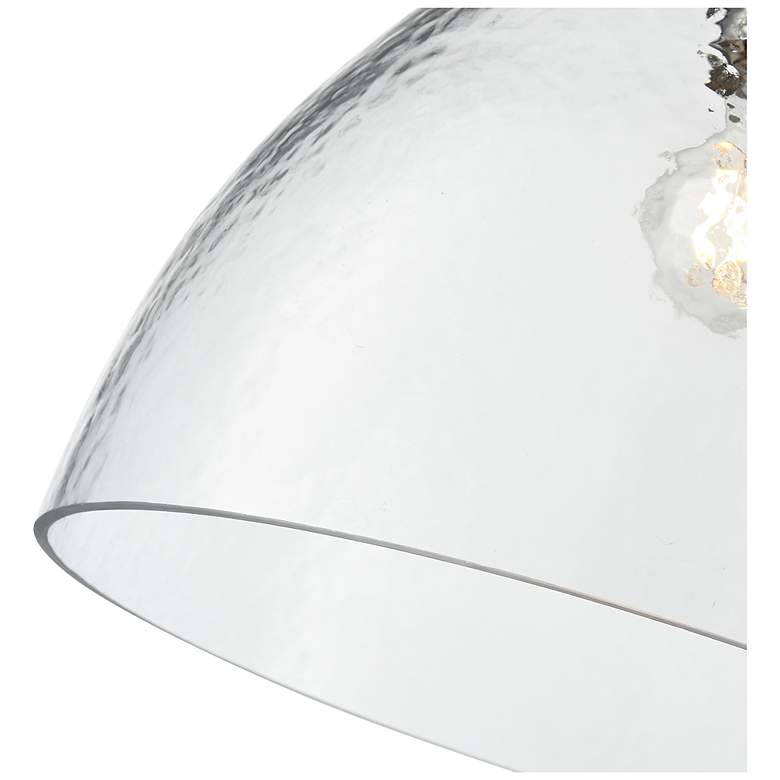 Image 5 Khrisa 12.75" Wide 1-Light Pendant in Polished Nickel more views