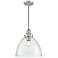 Khrisa 12 3/4" Wide Brushed Nickel Pendant Light