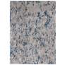 2_Ki40 Royal Terrace 5'3" x 7'3" Grey/Blue Indoor Rug