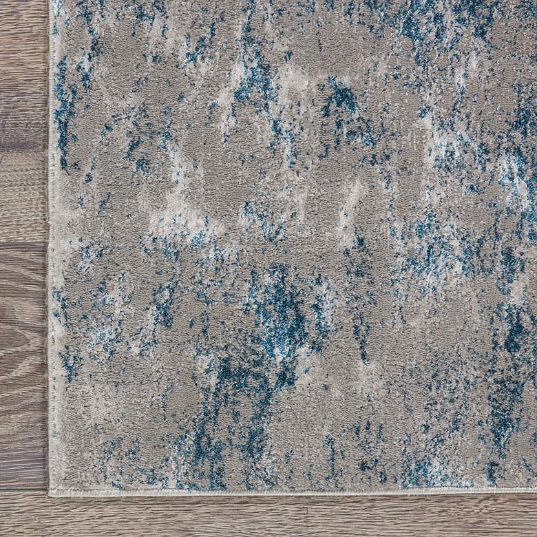 Image 3 Ki40 Royal Terrace 5'3" x 7'3" Grey/Blue Indoor Rug more views