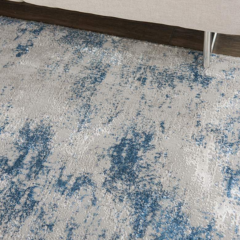 Image 5 Ki40 Royal Terrace 5'3" x 7'3" Grey/Blue Indoor Rug more views