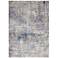 Nourison Royal Terrace KI47 Gray Blue Rectangular Area Rug