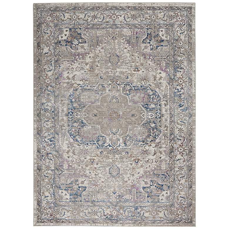Image 2 Ki40 Royal Terrace 5'3" x 7'3" Ivory/Multi Indoor Rug