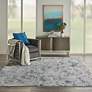 Thumbnail1 of Ki40 Royal Terrace 7'10" x 9'10" Grey/Blue Indoor Rug