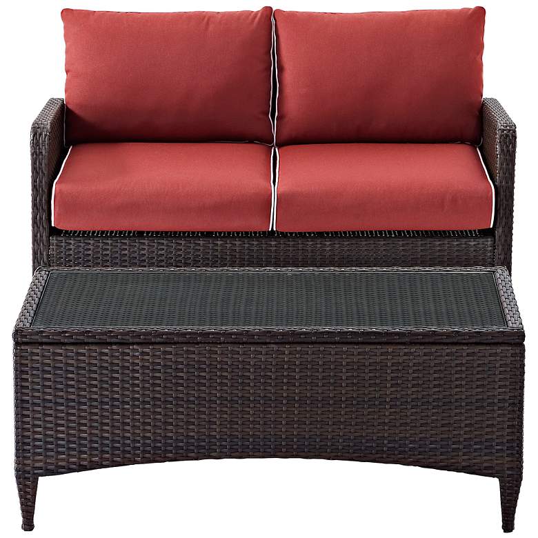 Image 1 Kiawah Sangria 2-Piece Outdoor Wicker Seating Set