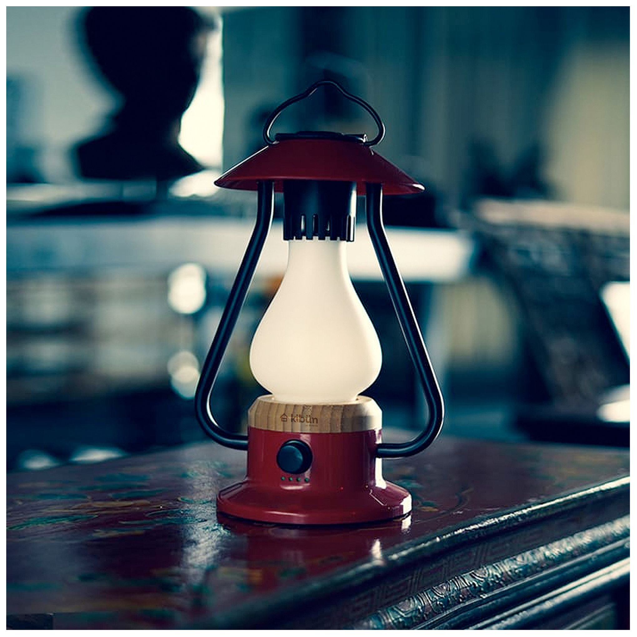 Image 3 Kibun Cordless Table Lamp Bonfire Black more views