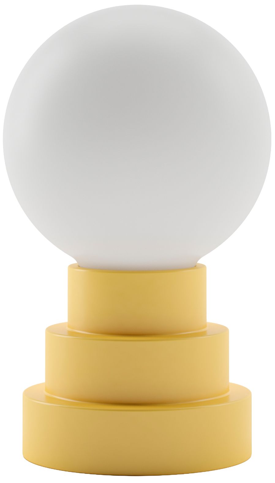 Kibun Cordless Table Lamp Globe Citrone