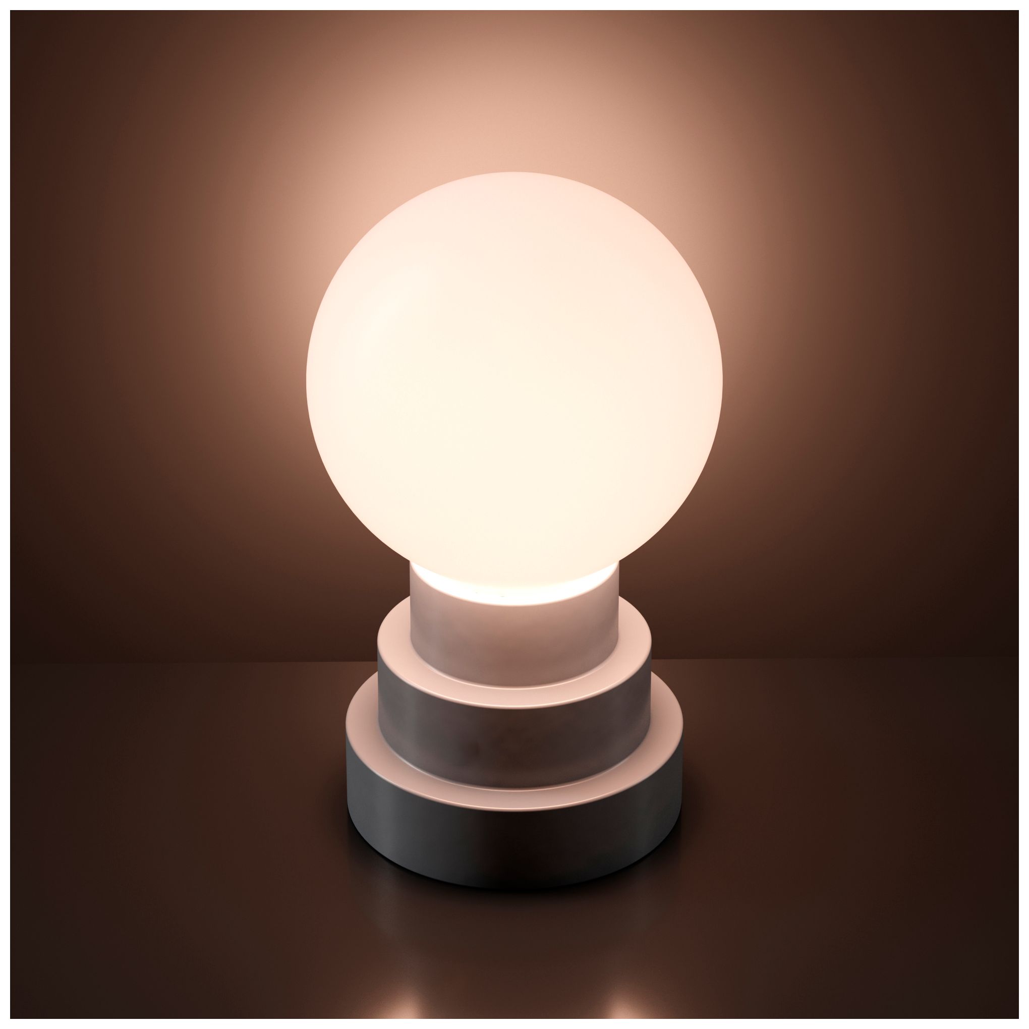 Image 6 Kibun Cordless Table Lamp Globe Iron more views