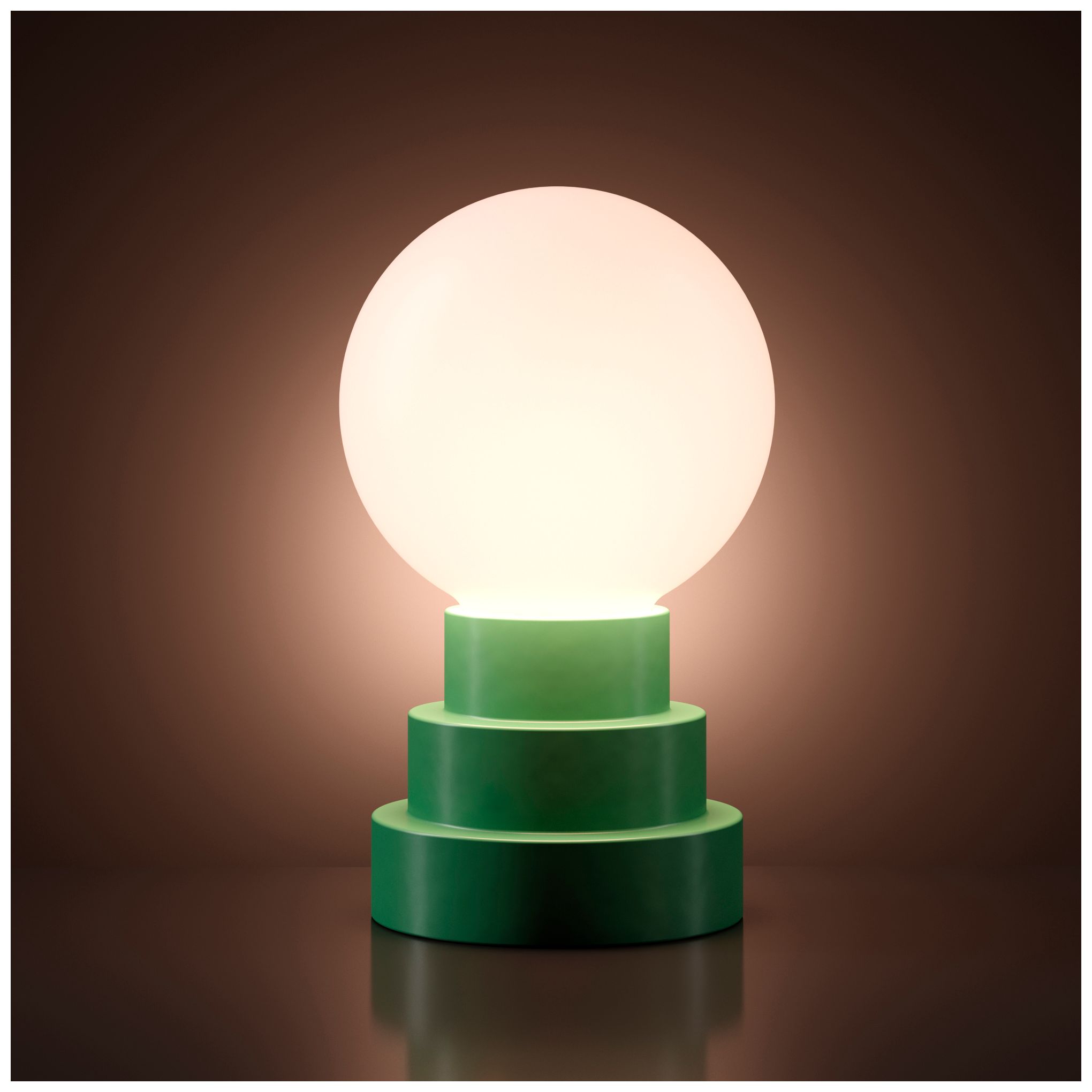 Image 5 Kibun Cordless Table Lamp Globe Moss more views