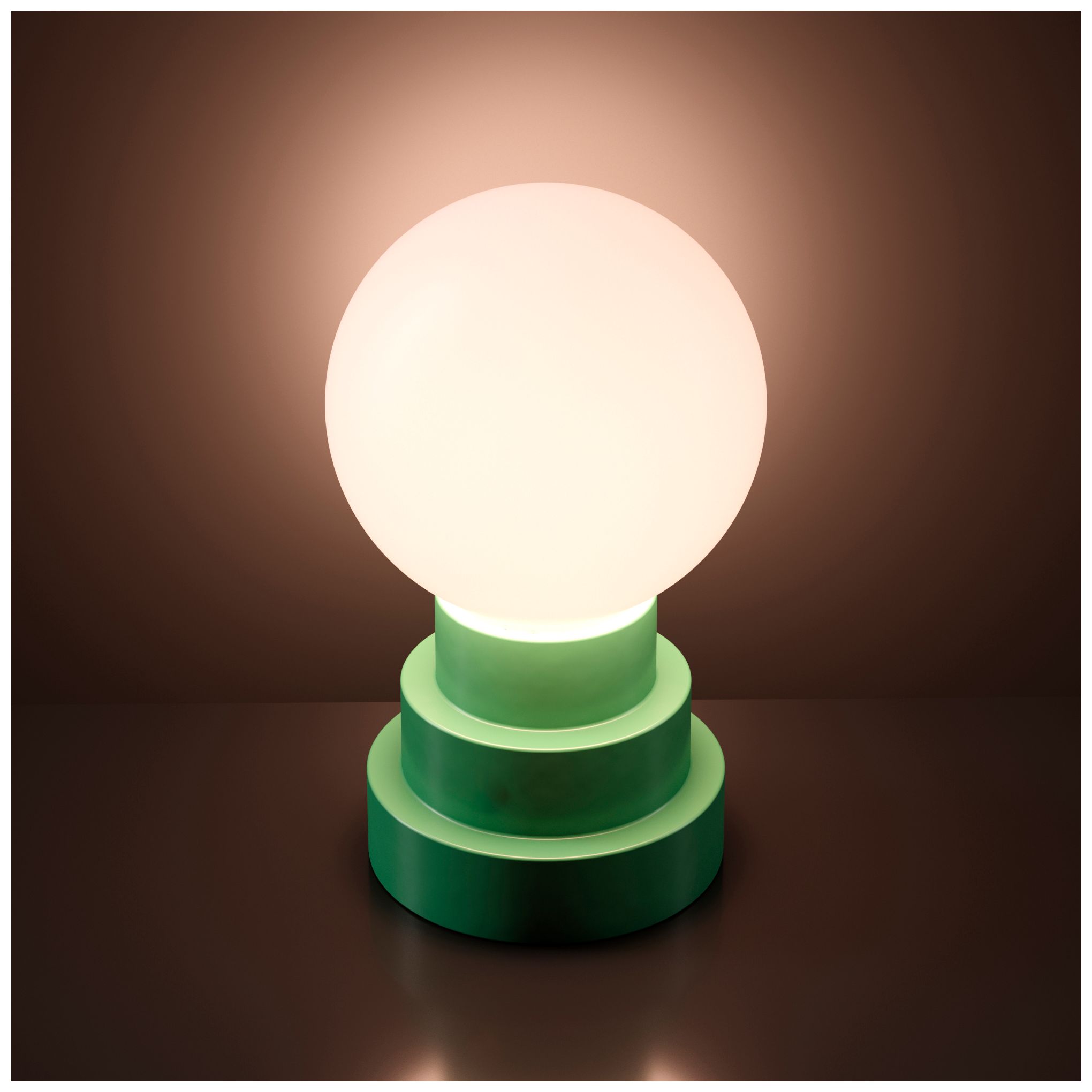 Image 6 Kibun Cordless Table Lamp Globe Moss more views