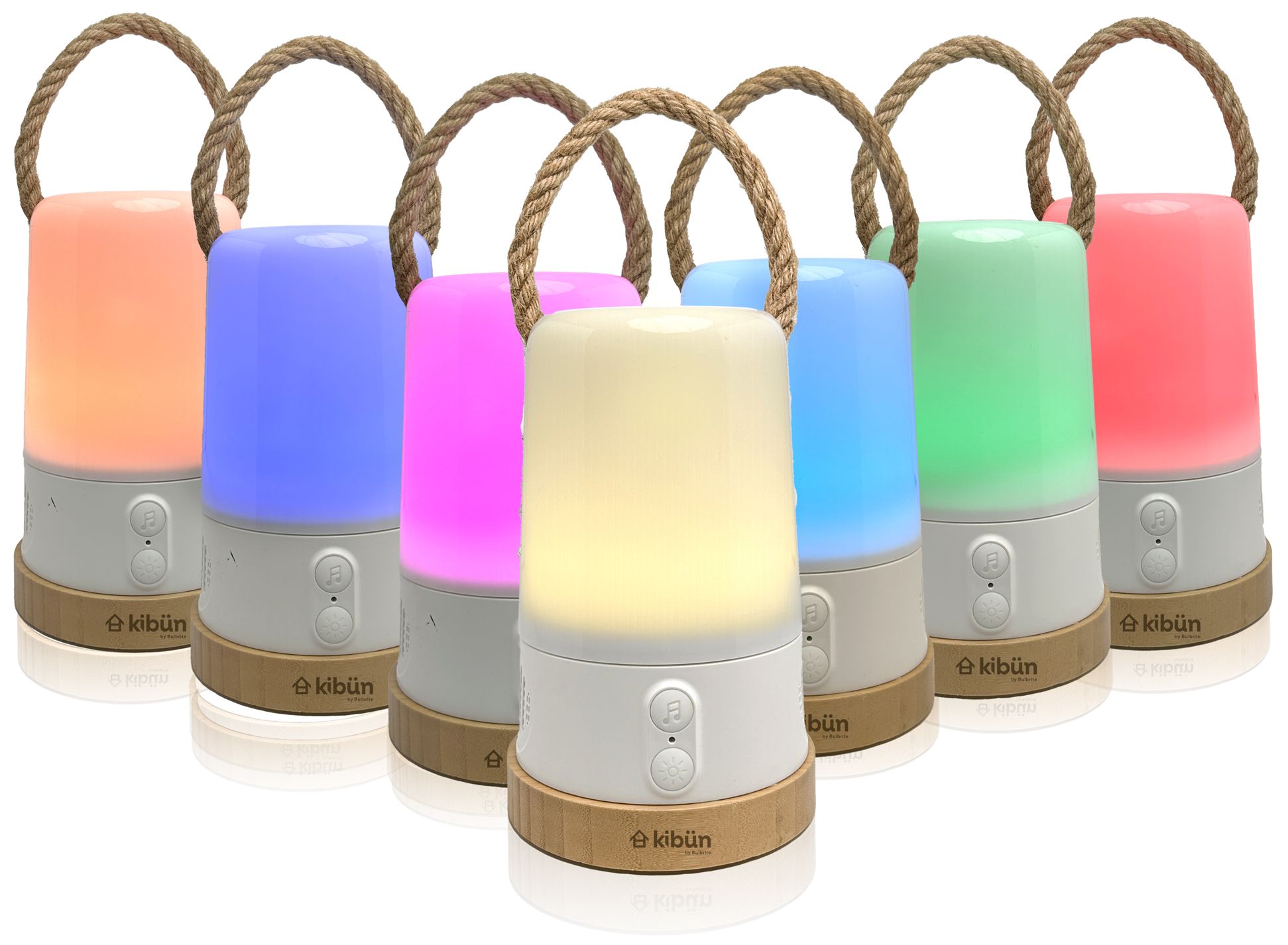 Kibun Cordless Table Lamp Groove+ White Bluetooth/Rgb