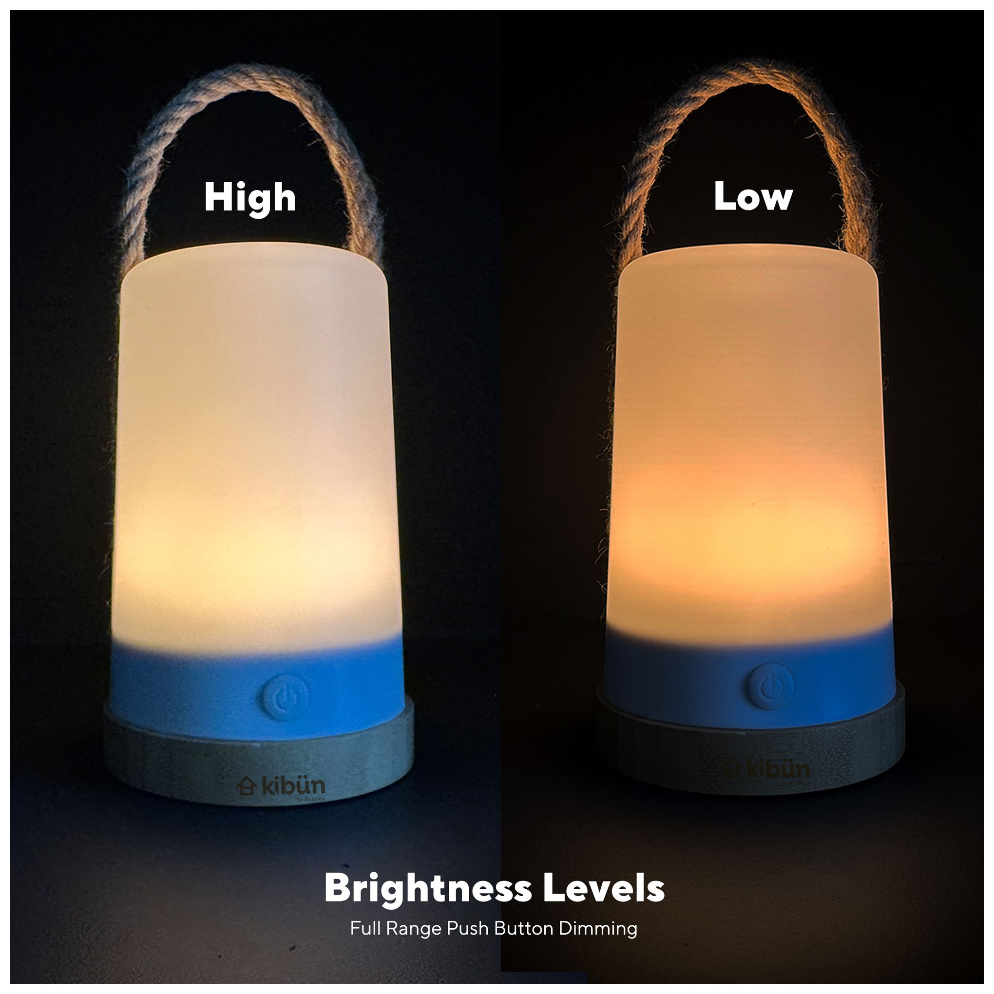 Image 5 Kibun Cordless Table Lamp Groove White more views