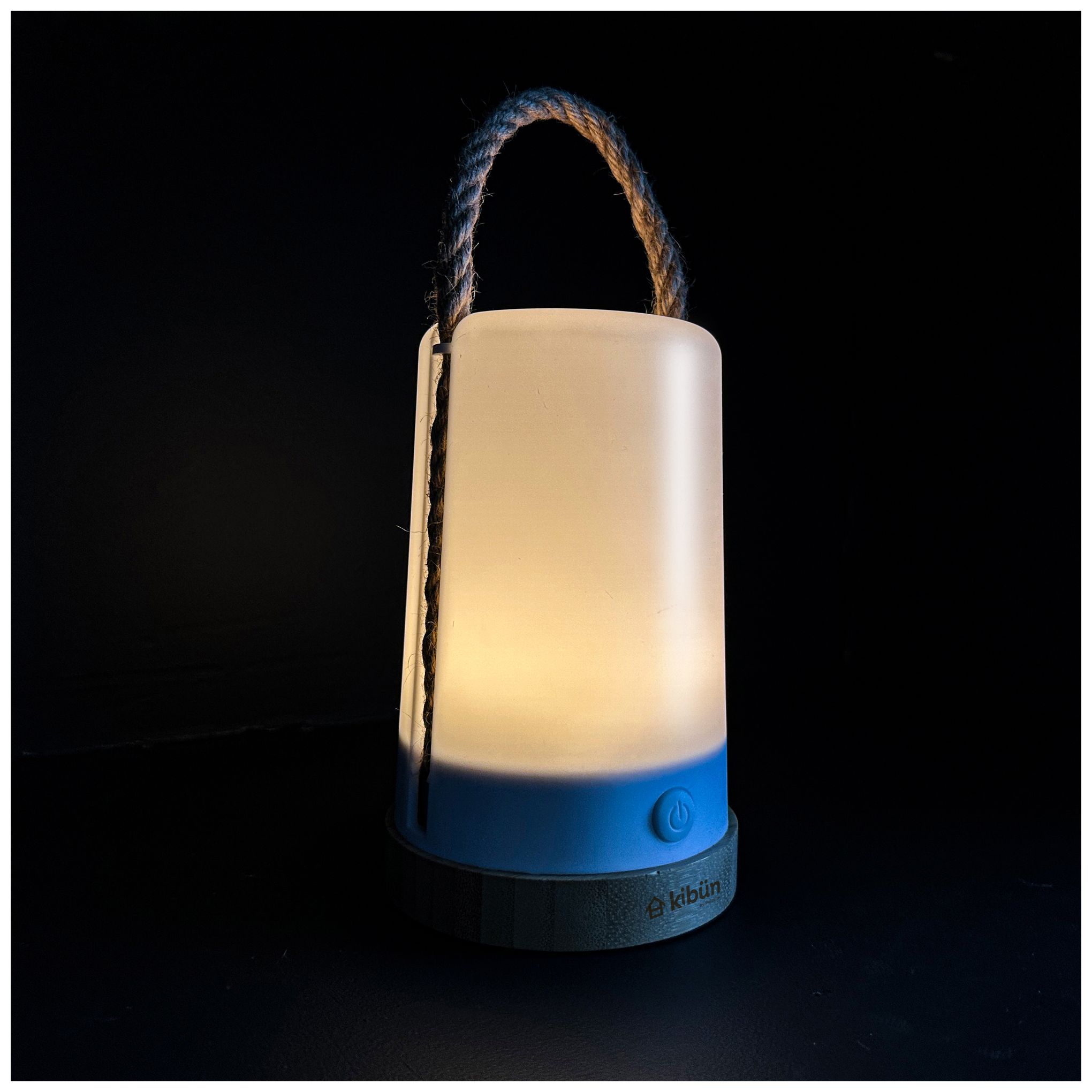 Kibun Cordless Table Lamp Groove White