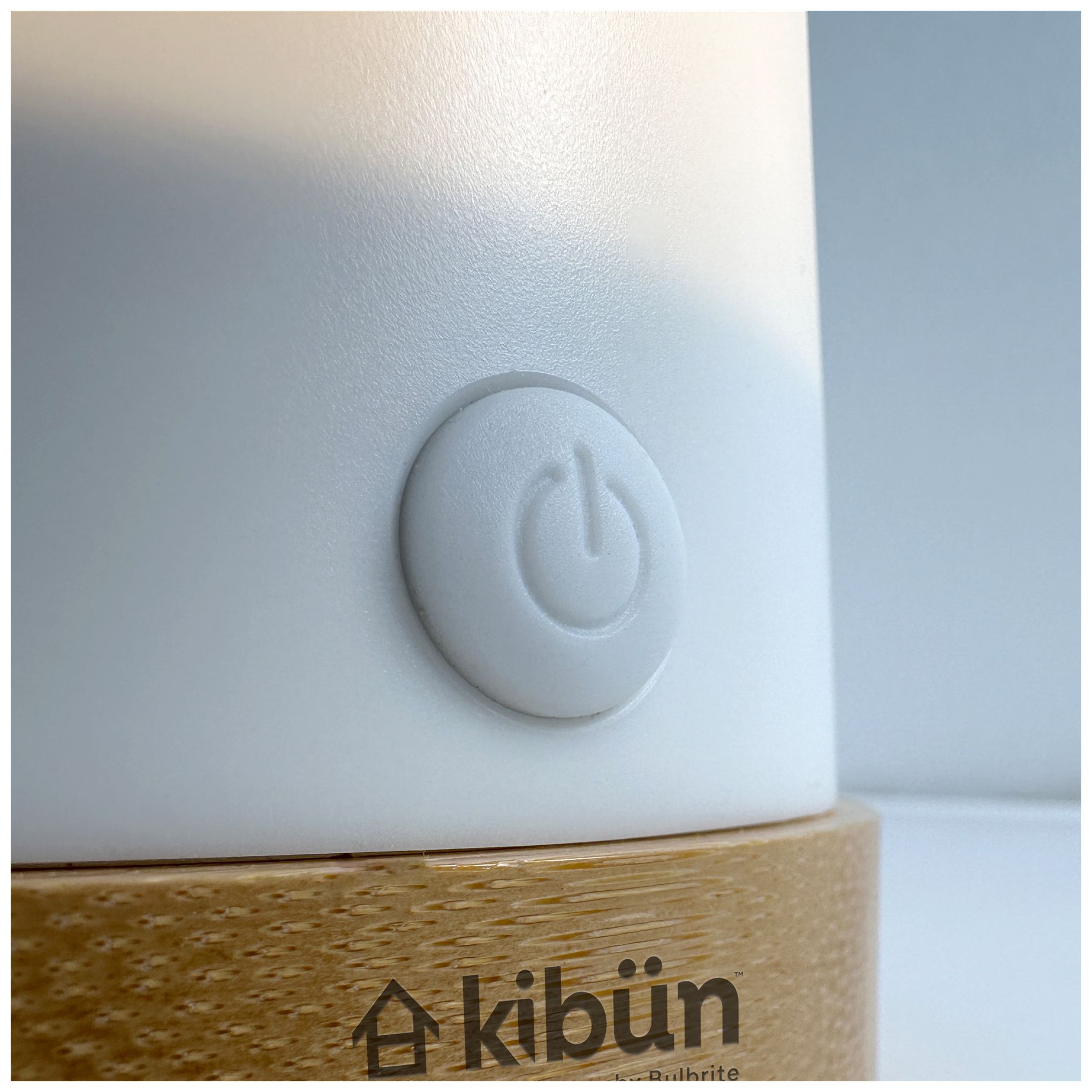 Kibun Cordless Table Lamp Groove White
