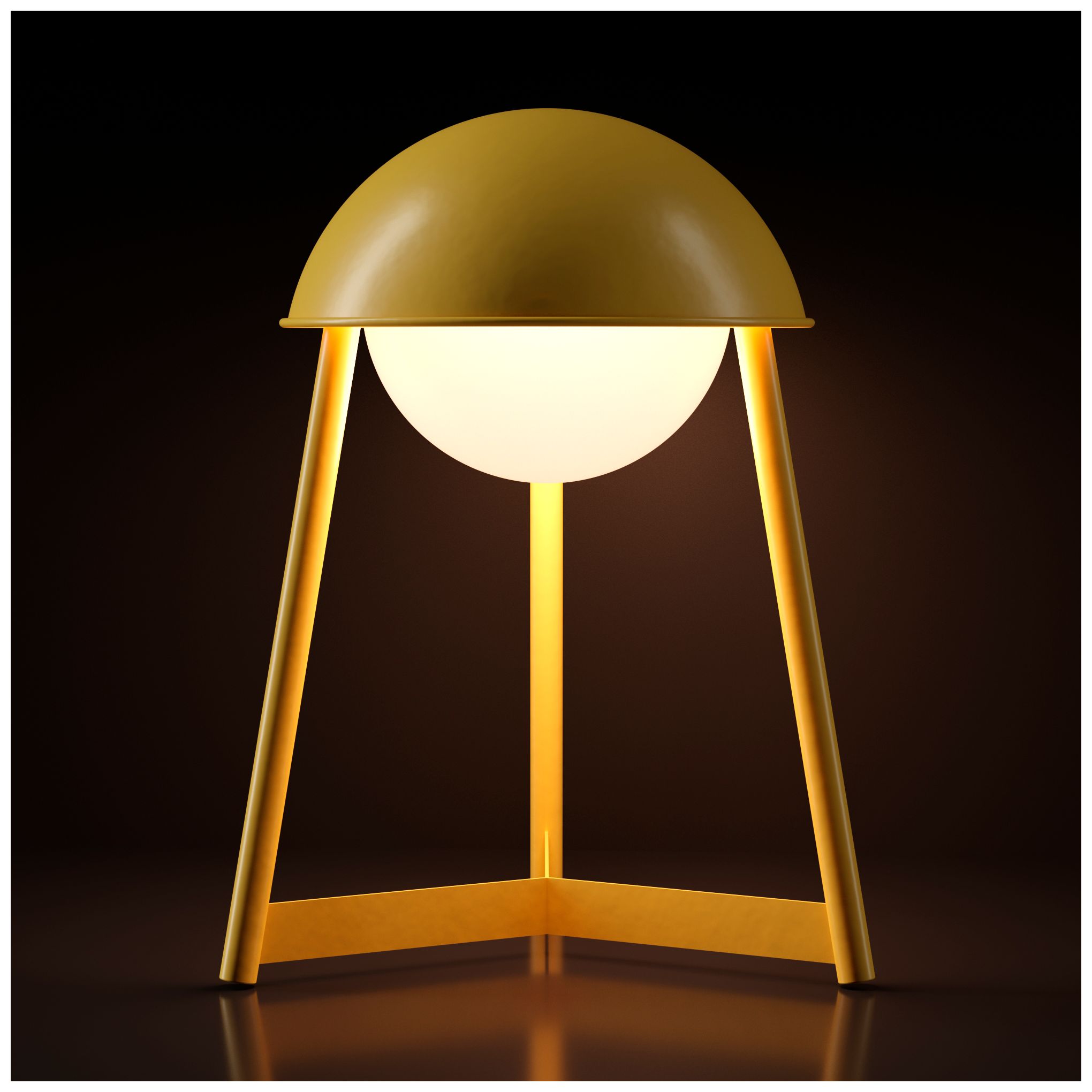 Image 5 Kibun Cordless Table Lamp Helmet Citrone more views