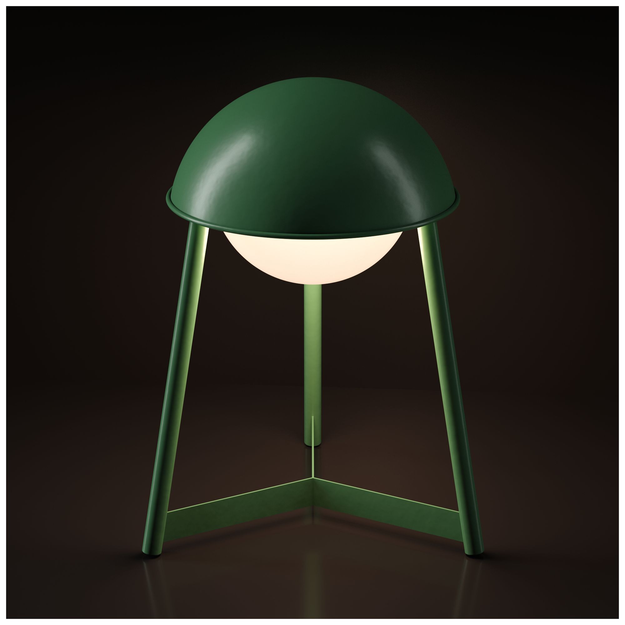 Image 6 Kibun Cordless Table Lamp Helmet Moss more views