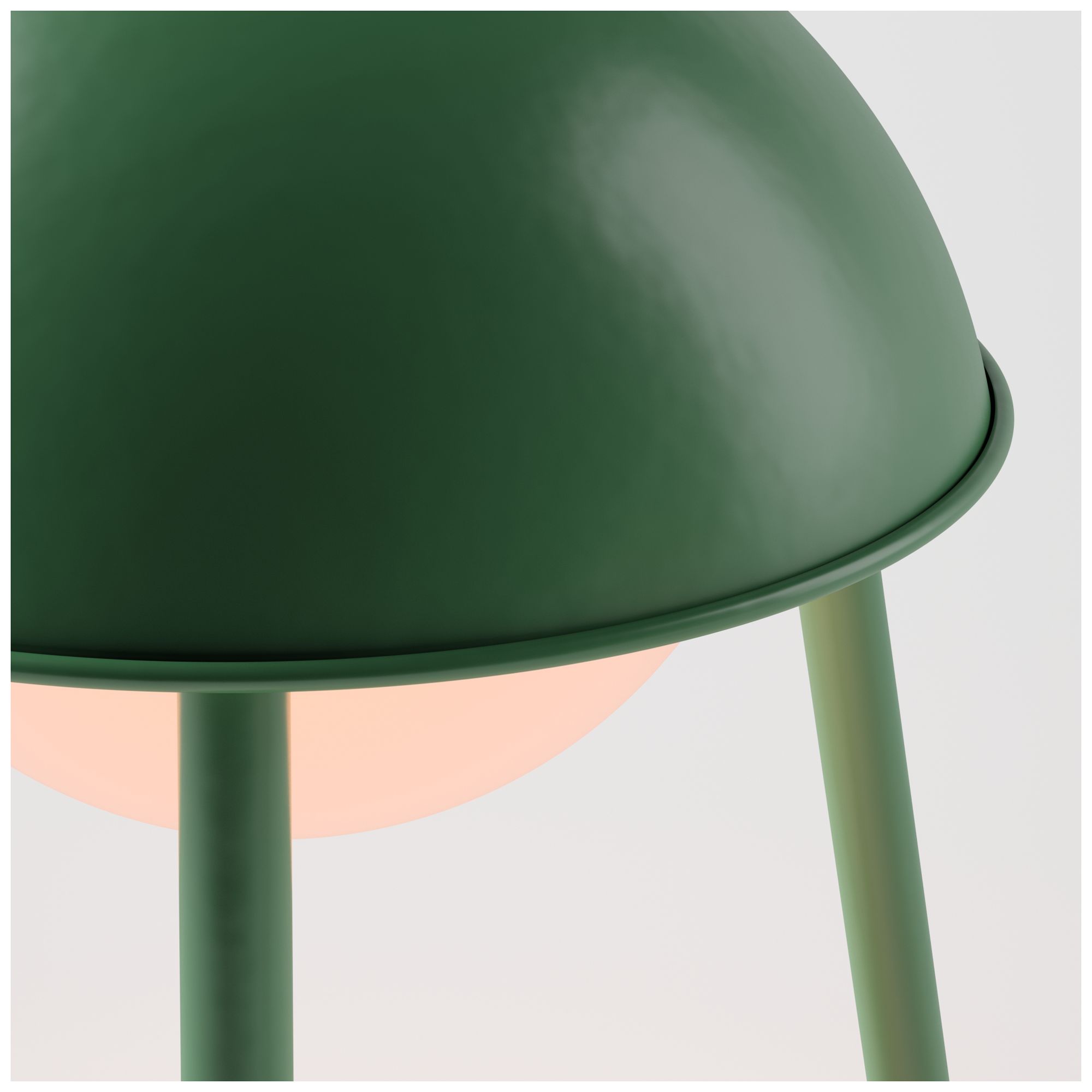 Image 7 Kibun Cordless Table Lamp Helmet Moss more views