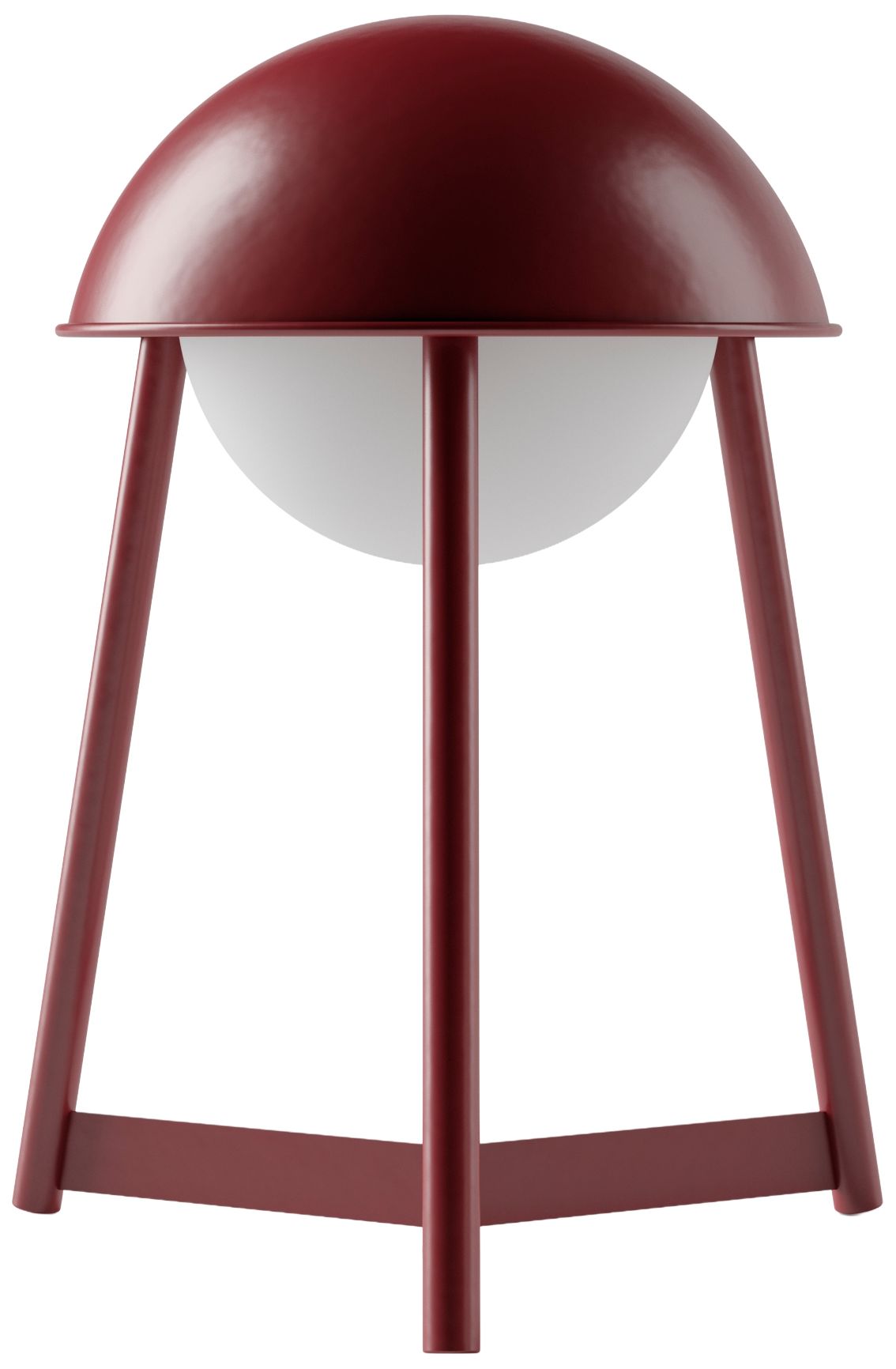 Kibun Cordless Table Lamp Helmet Oxblood