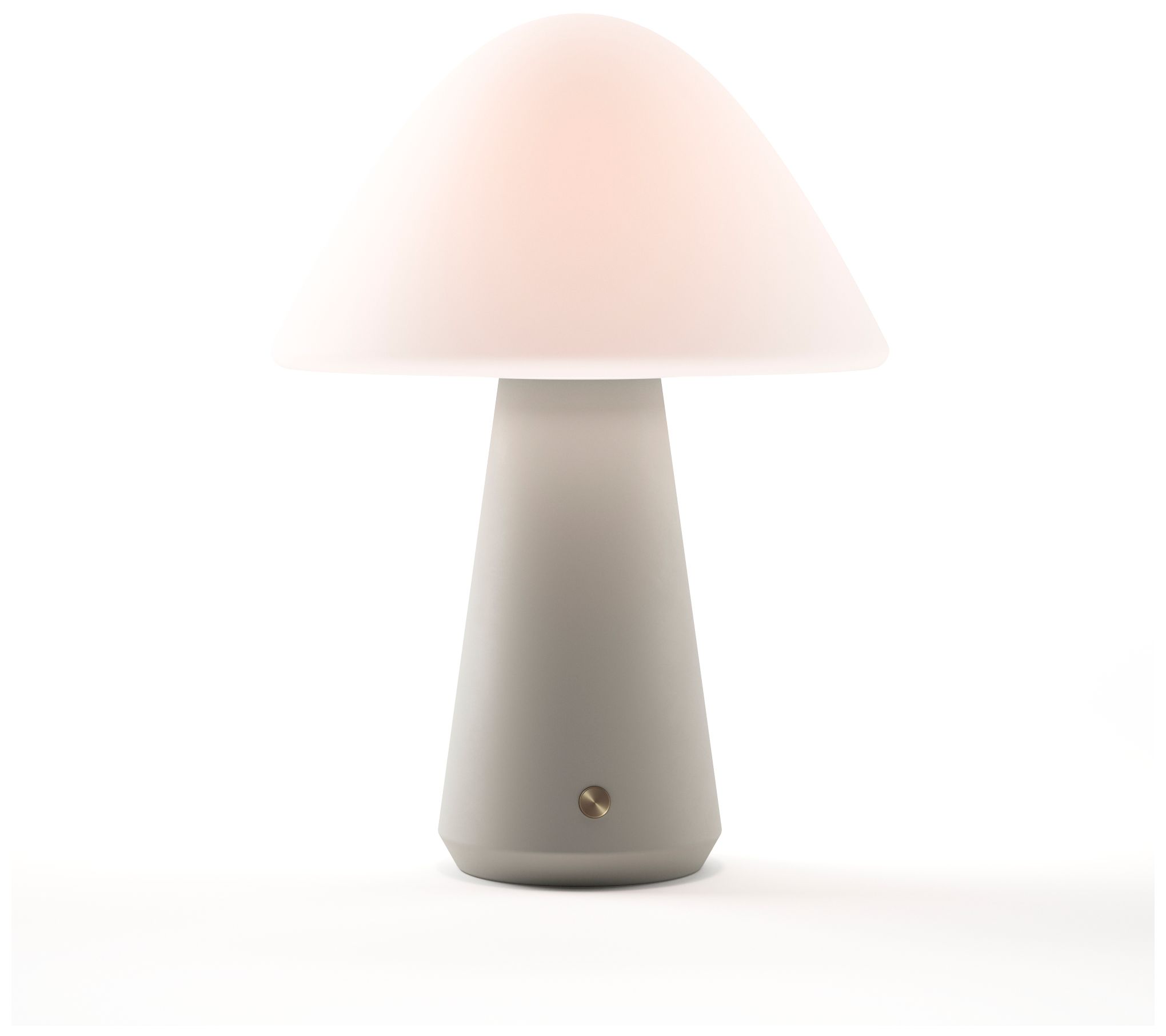 Kibun Cordless Table Lamp Mushroom Gray