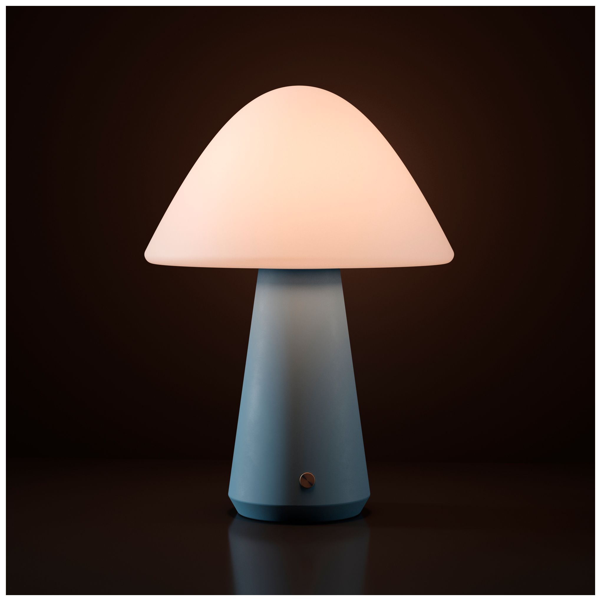 Image 5 Kibun Cordless Table Lamp Mushroom Stone Blue more views