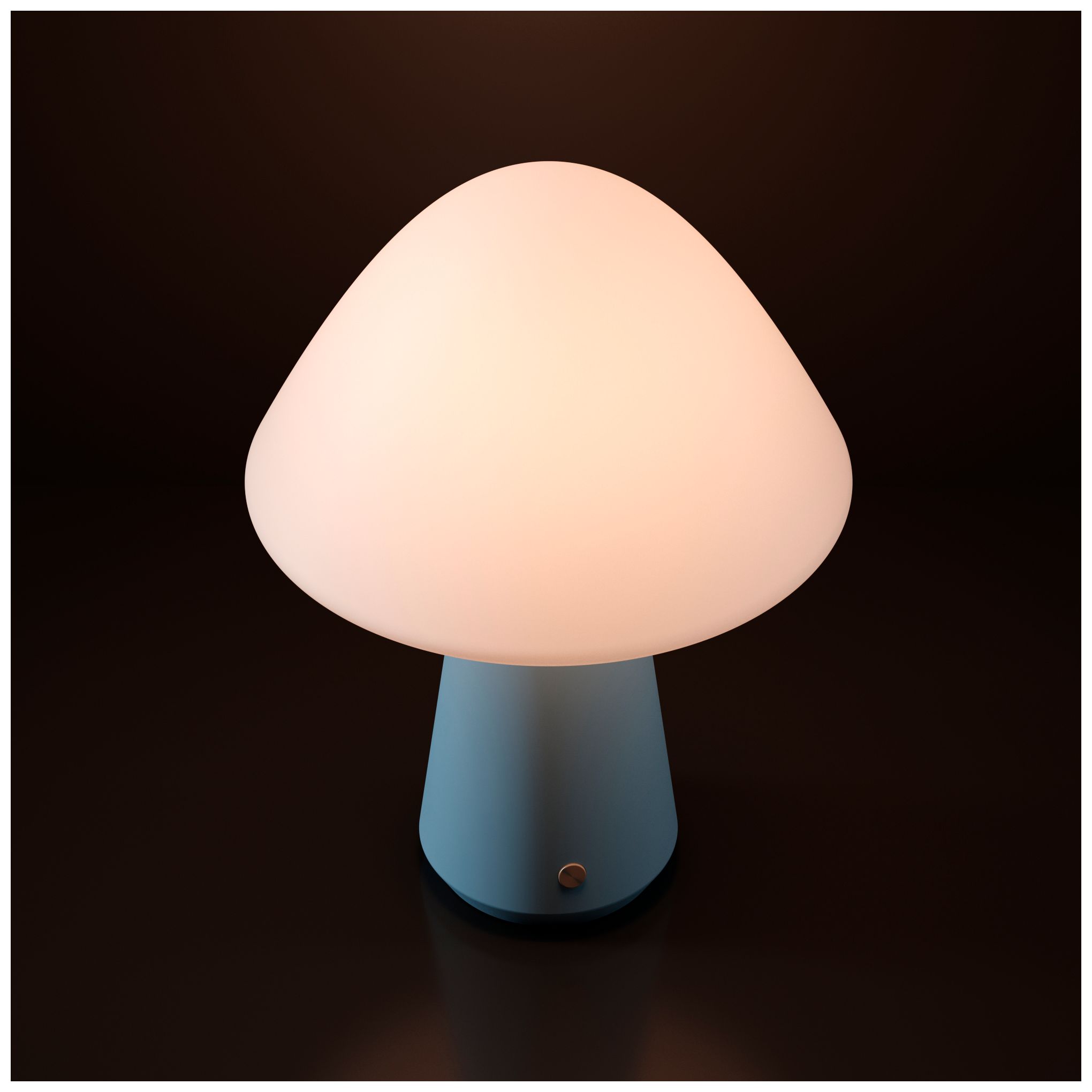 Image 6 Kibun Cordless Table Lamp Mushroom Stone Blue more views