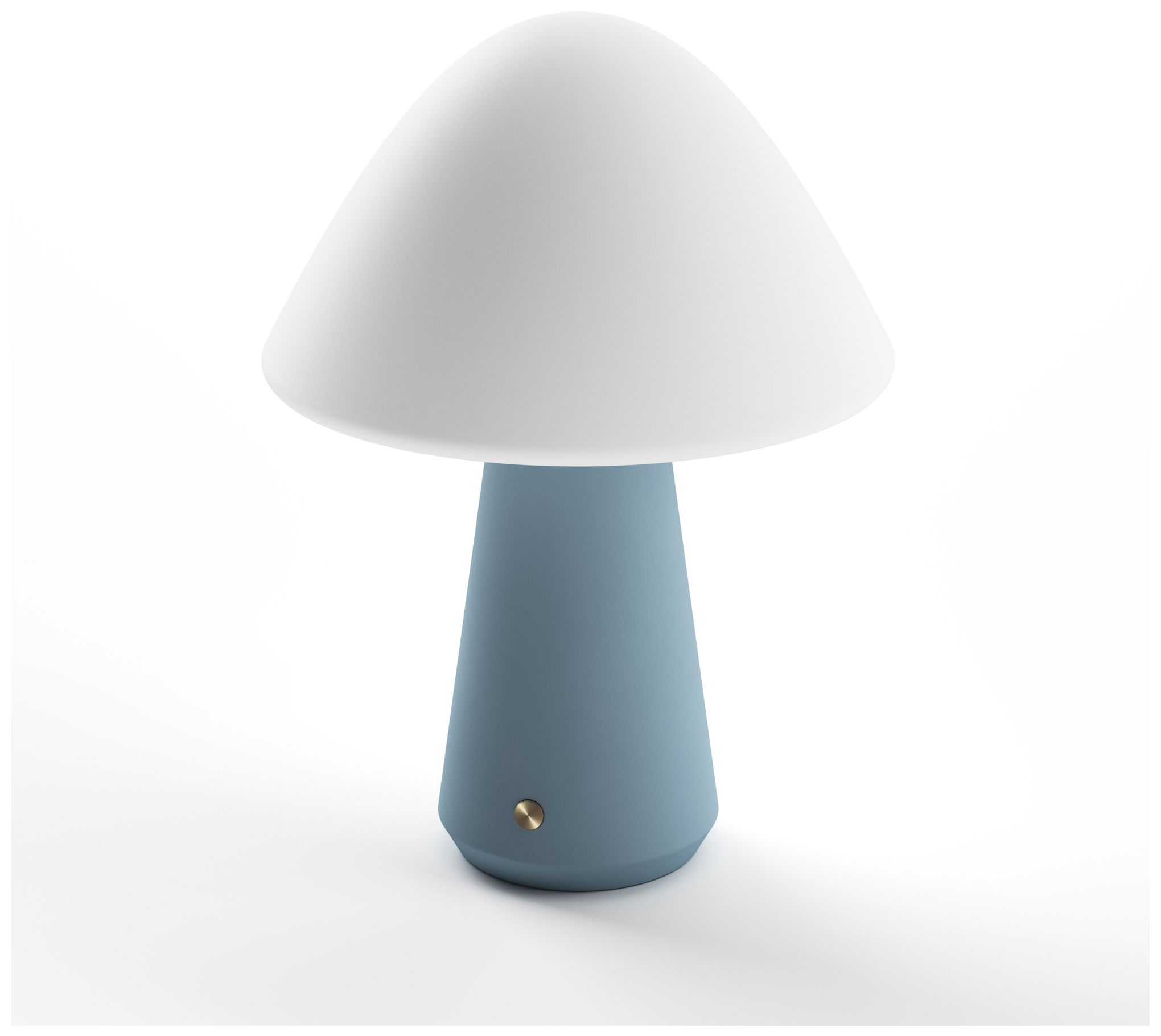 Kibun Cordless Table Lamp Mushroom Stone Blue
