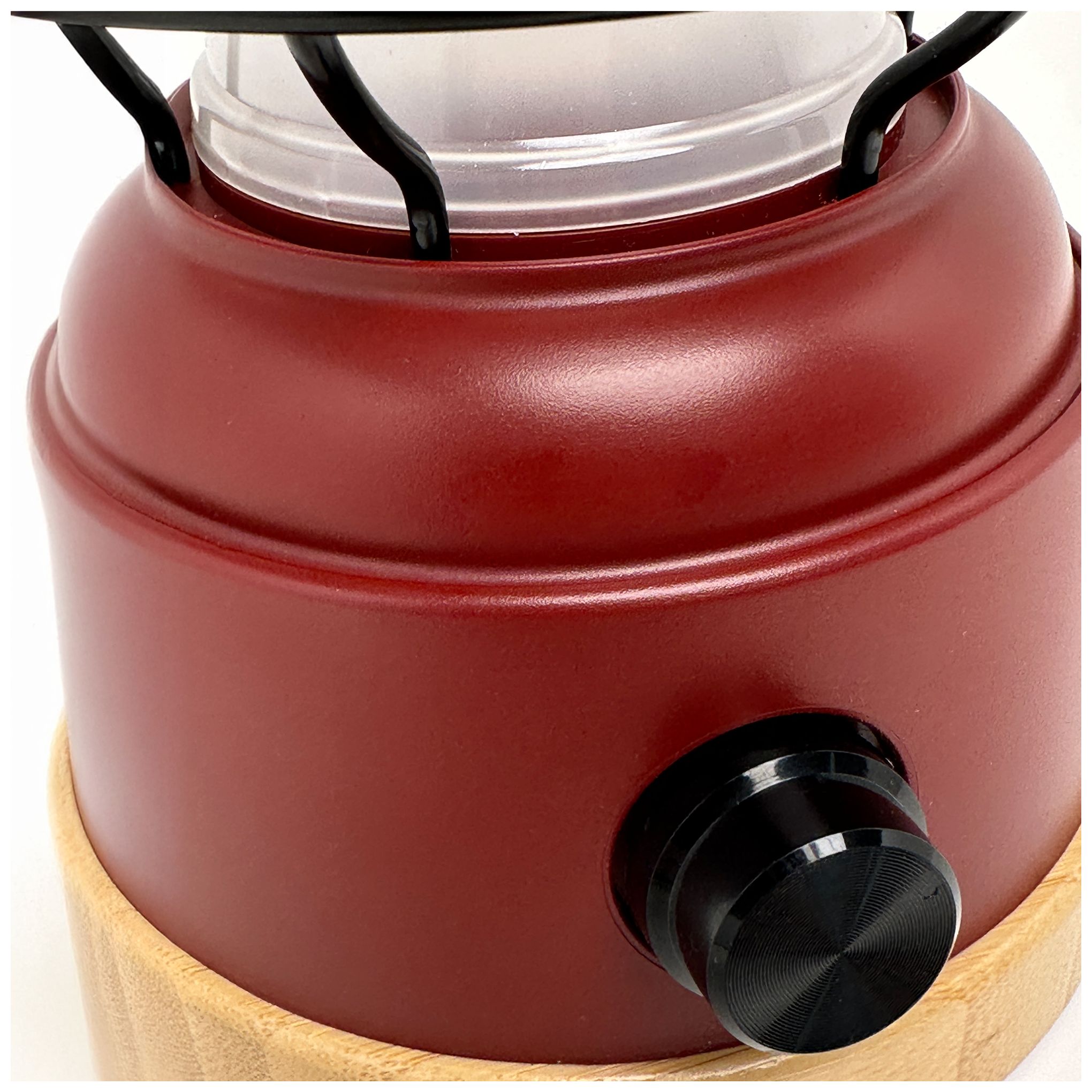 Kibun Cordless Table Lamp Smores Rust Red