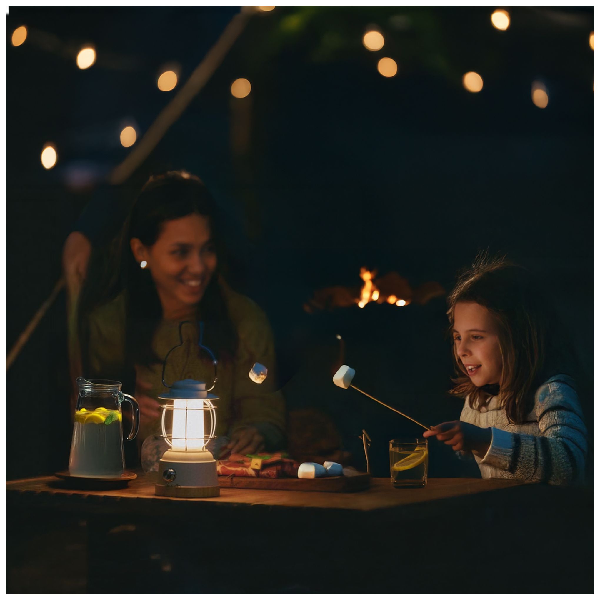 Image 2 Kibun Cordless Table Lamp Smores Tan more views