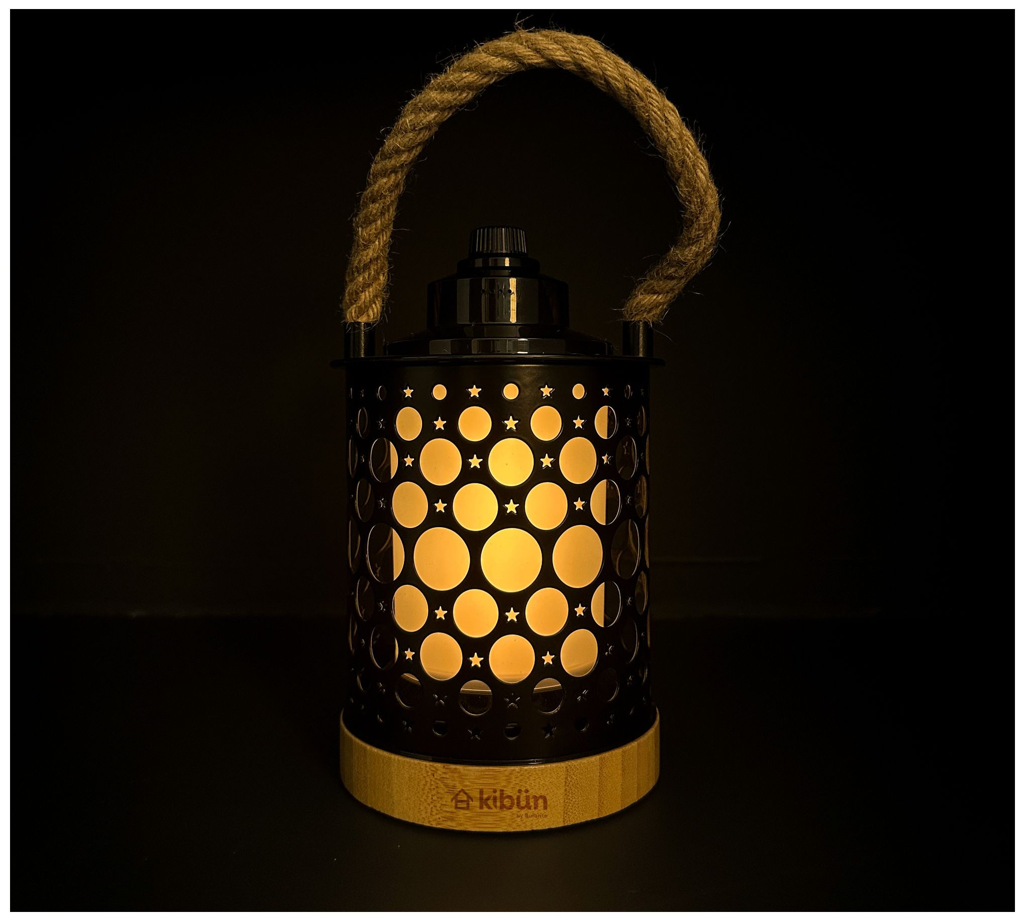 Kibun Cordless Table Lamp Stargaze Black