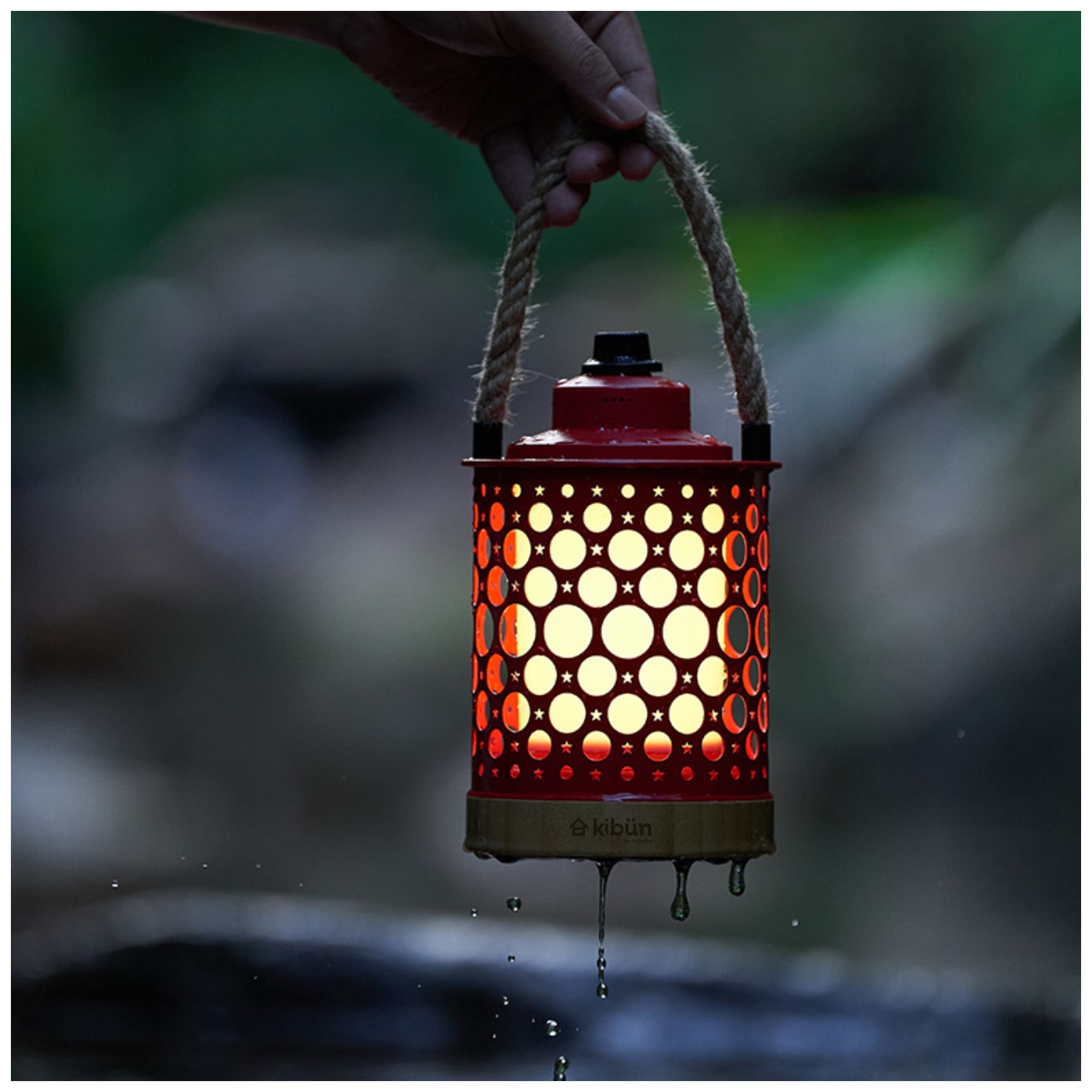 Image 2 Kibun Cordless Table Lamp Stargaze Red more views