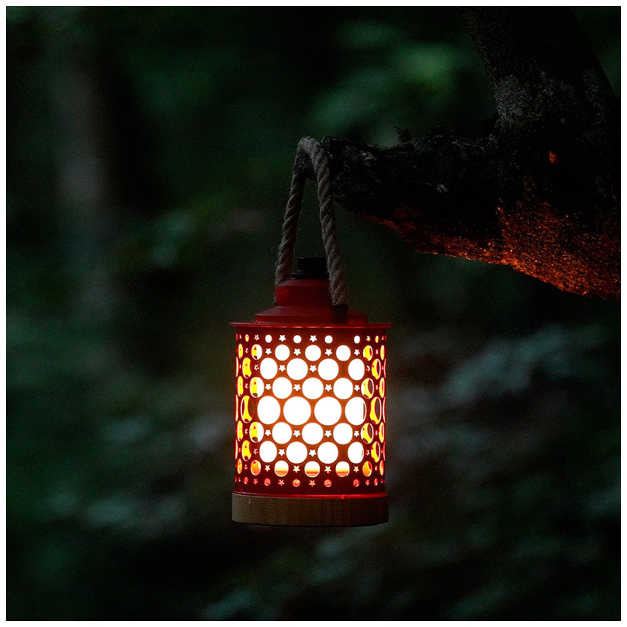 Image 3 Kibun Cordless Table Lamp Stargaze Red more views