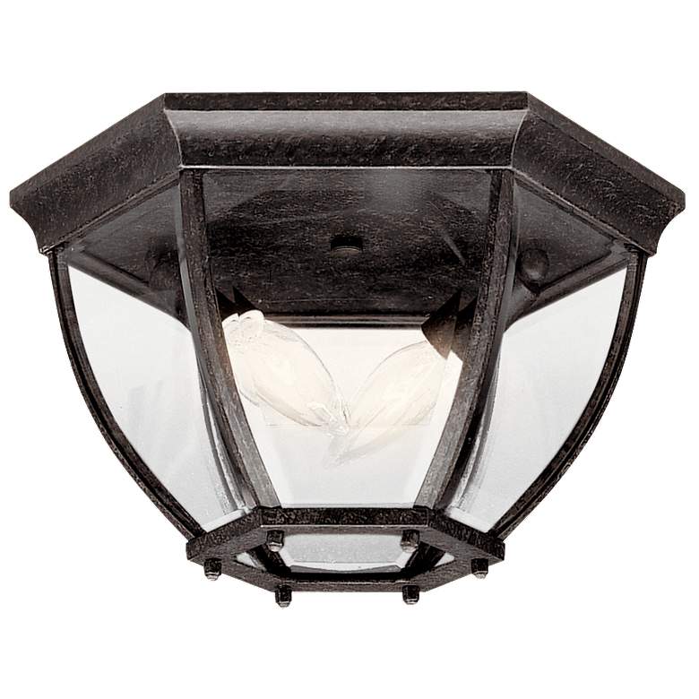 Image 1 Kichler 12" Wide Traditional 2-Light Outdoor Ceiling Light