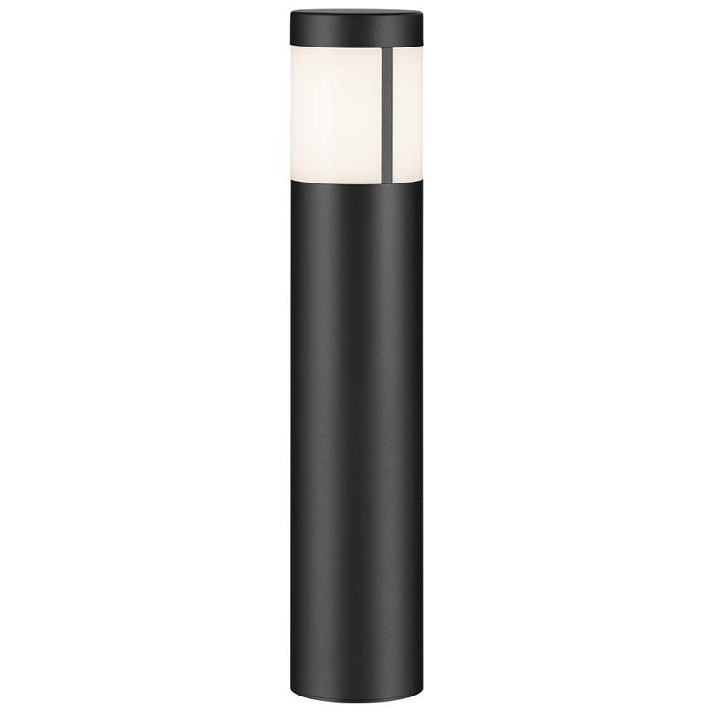 Image 1 Kichler 12 Volt 2700K LED 15.2" Round Bollards in Textured Black