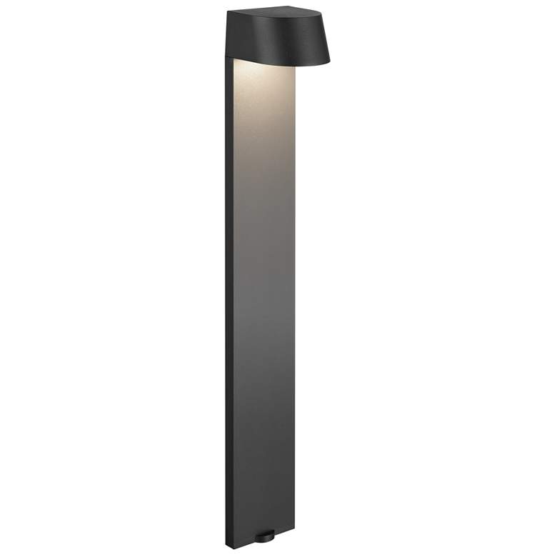 Image 1 Kichler 12 Volt 2700K LED 23.6" Flared Top Path Light in Textured Black