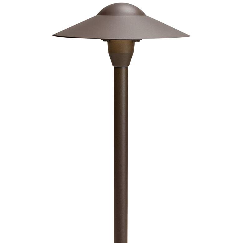 Image 1 Kichler 15" High Dome Architectural Bronze Landscape Path Light