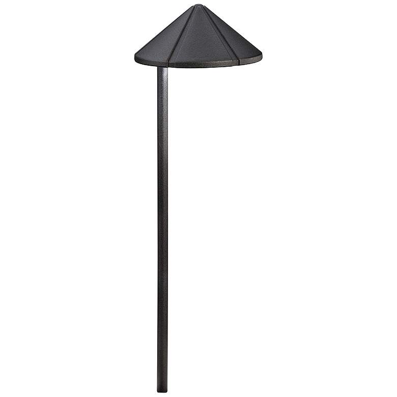 Image 2 Kichler 20" High 3000K LED Black Side-Mount Path Light