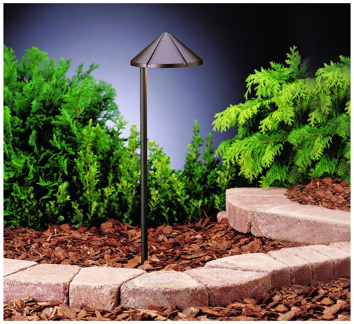 Image 3 Kichler 20" High Bronze Finish Cone Low Voltage Landscape Light more views