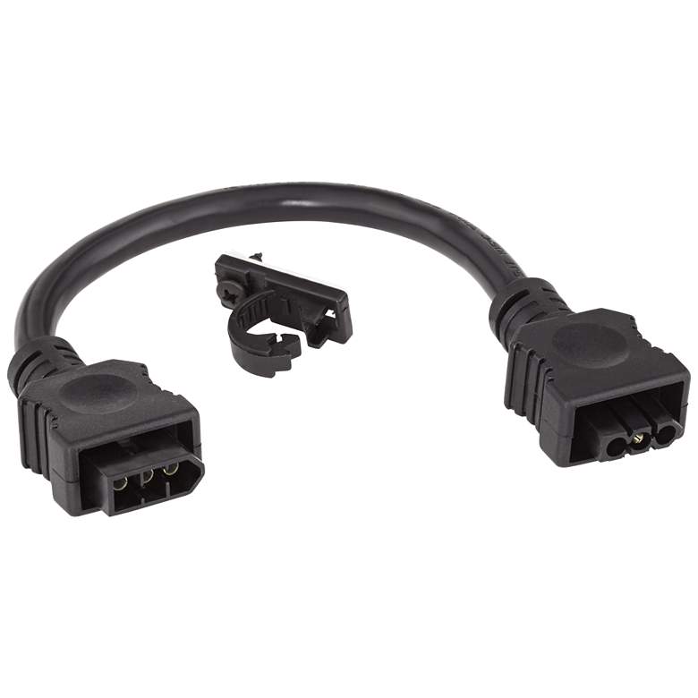 Image 1 Kichler 21 inch Black Under Cabinet Interconnect Cable