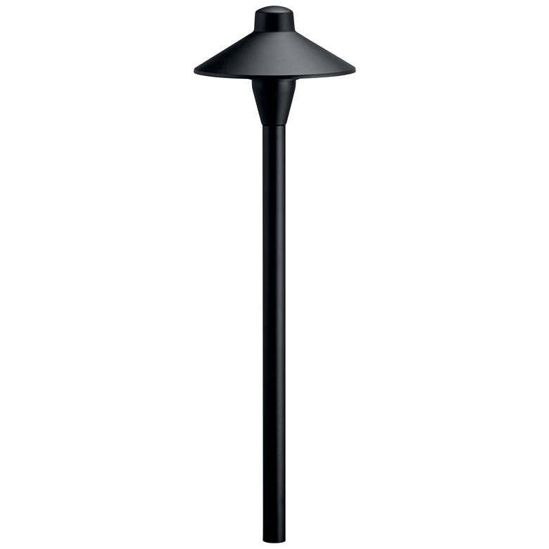 Image 1 Kichler 21 inch High Textured Black Traditional Path Light