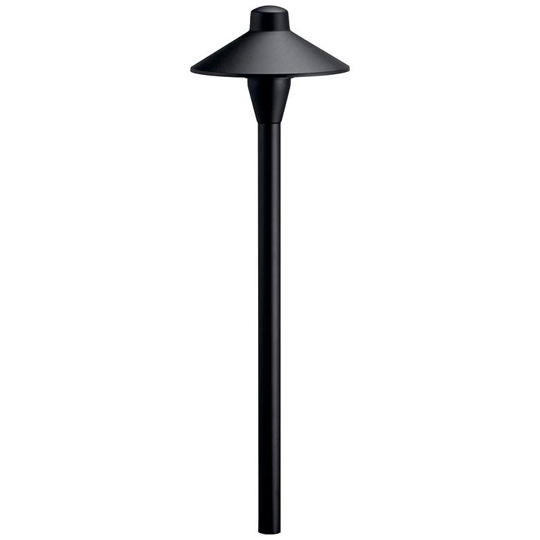 Image 1 Kichler 21" High Textured Black Traditional Path Light