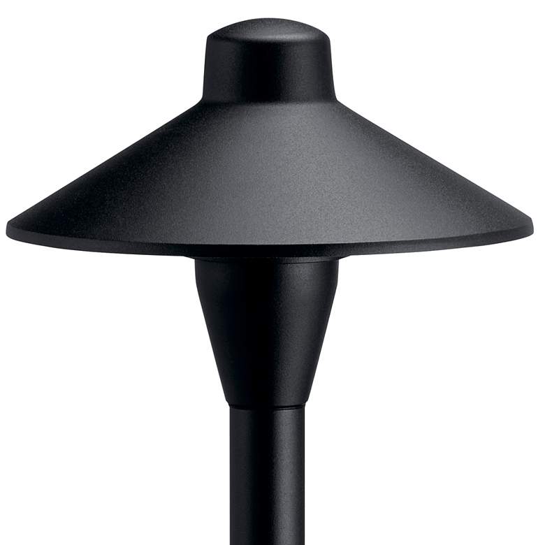 Image 2 Kichler 21" High Textured Black Traditional Path Light more views