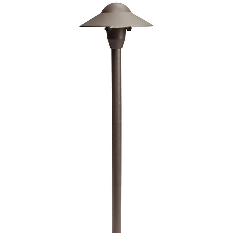 Image 2 Kichler 21"H Dome Architectural Bronze Landscape Path Light