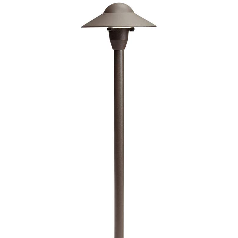 Image 1 Kichler 21 inchH Dome Architectural Bronze Landscape Path Light