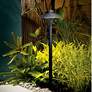 1_Kichler 21"H Dome Textured Black Dome Landscape Path Light