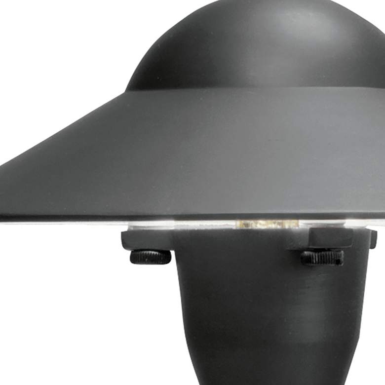 Image 4 Kichler 21"H Dome Textured Black Dome Landscape Path Light more views