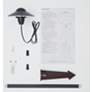 5_Kichler 21"H Dome Textured Black Dome Landscape Path Light more views