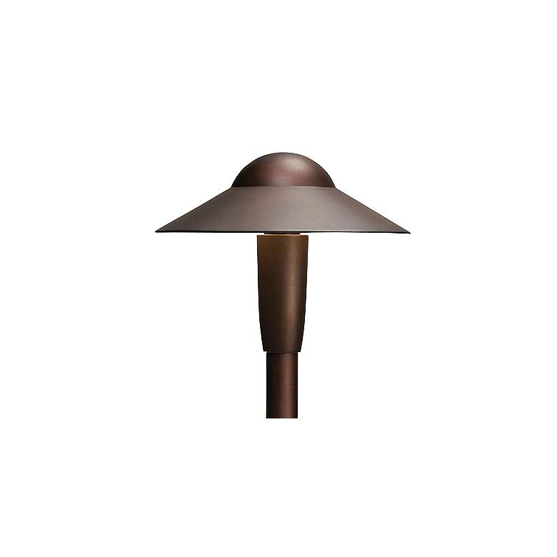 Image 3 Kichler 22 inch High 2700K LED Bronze 6 inch Dome Path Light more views