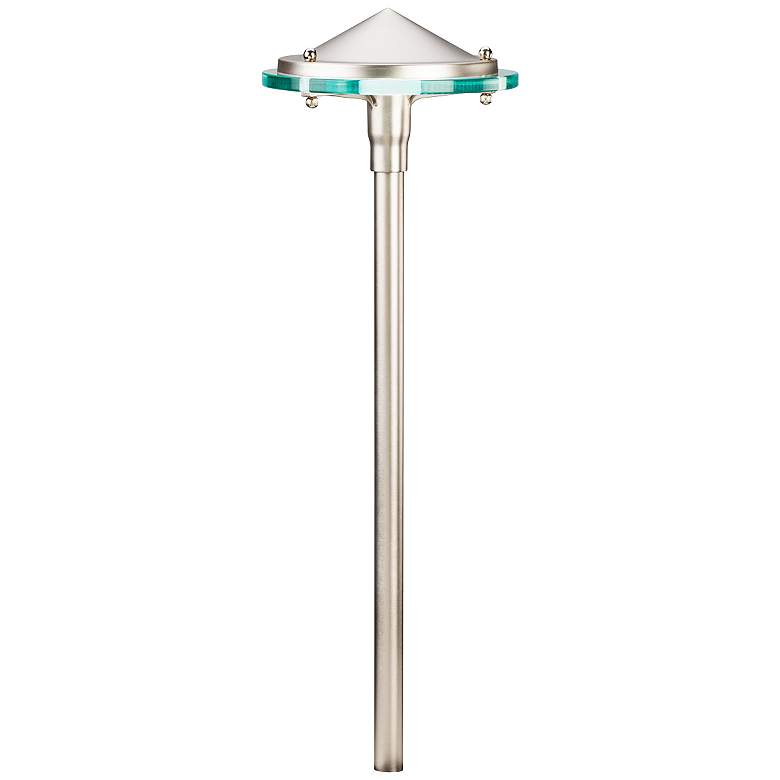 Image 1 Kichler 22" High Glass Lens Nickel 2700K LED Path Light